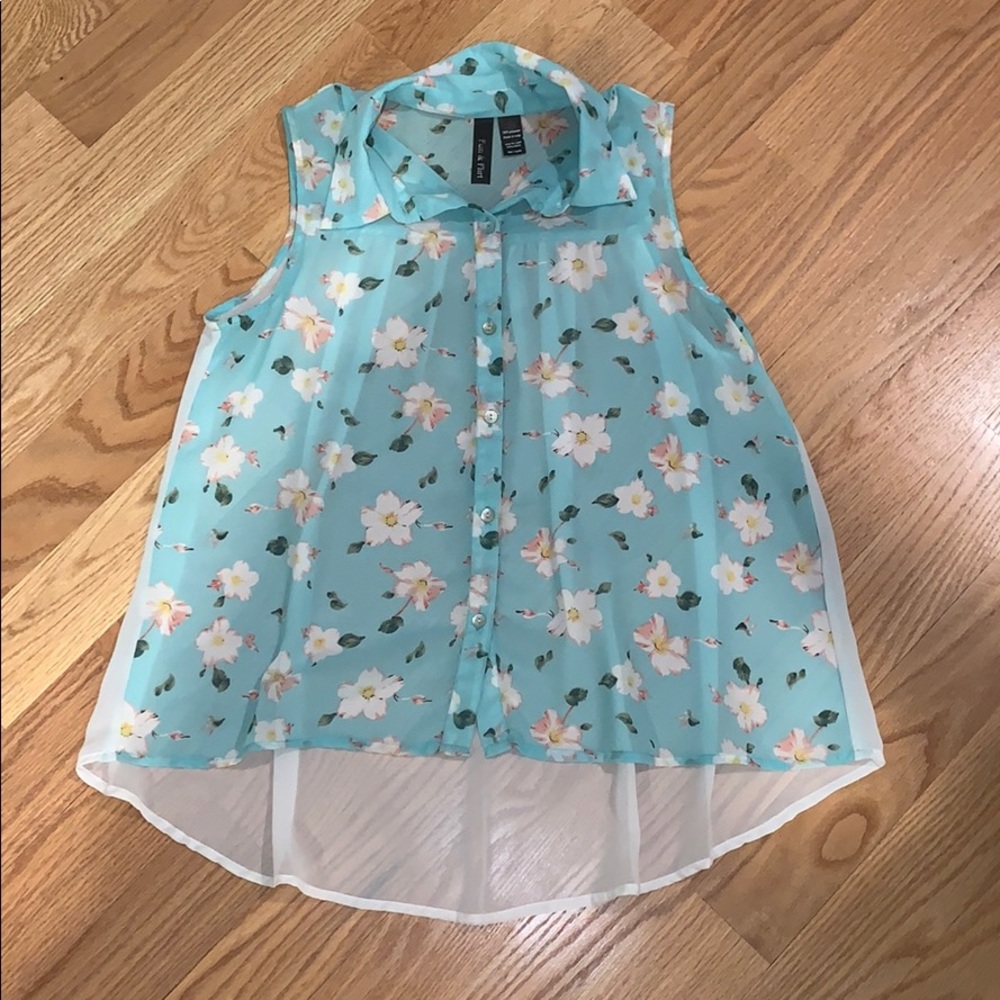 Floral Chiffon Top